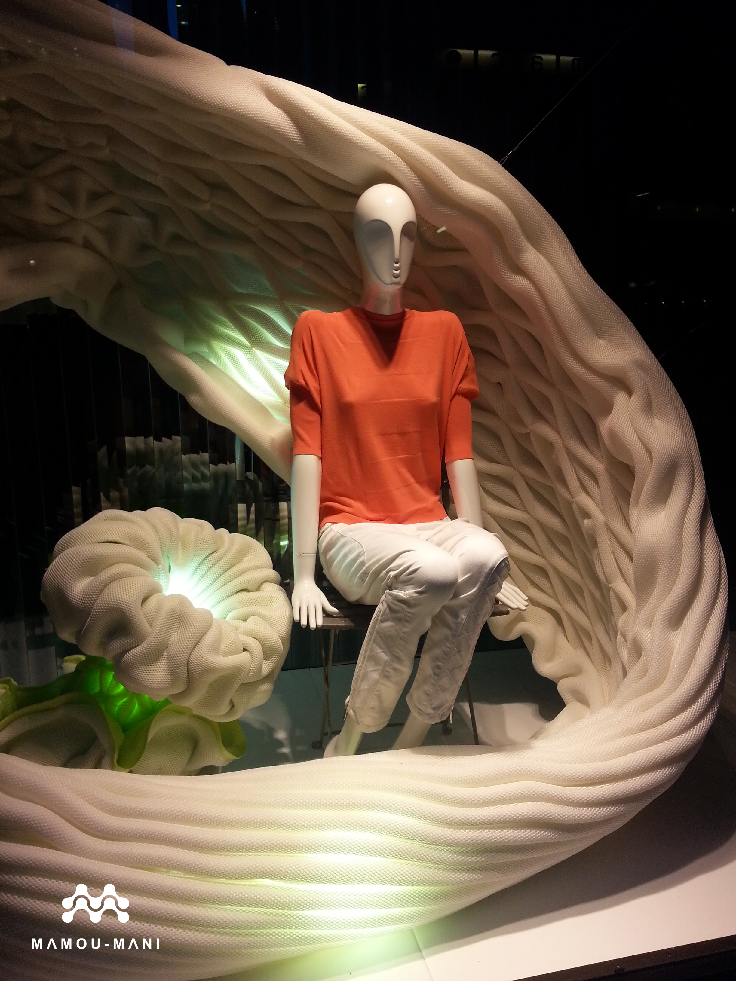 Picture of the Karen Millen Regent Street Store Windows on Princes Street © Mamou-Mani