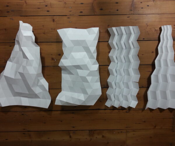 Karen Millen Mamou-Mani Origami Window Display Karen Millen Mamou-Mani Origami Window Display