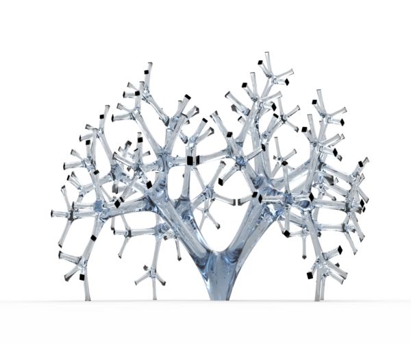 Cosmic Tree for Amsterdam Light Festival by Mamou-Mani