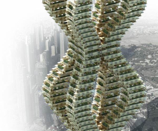 The DNA Blockchain - An adaptive skyscraper by Mamou-Mani and ARUP