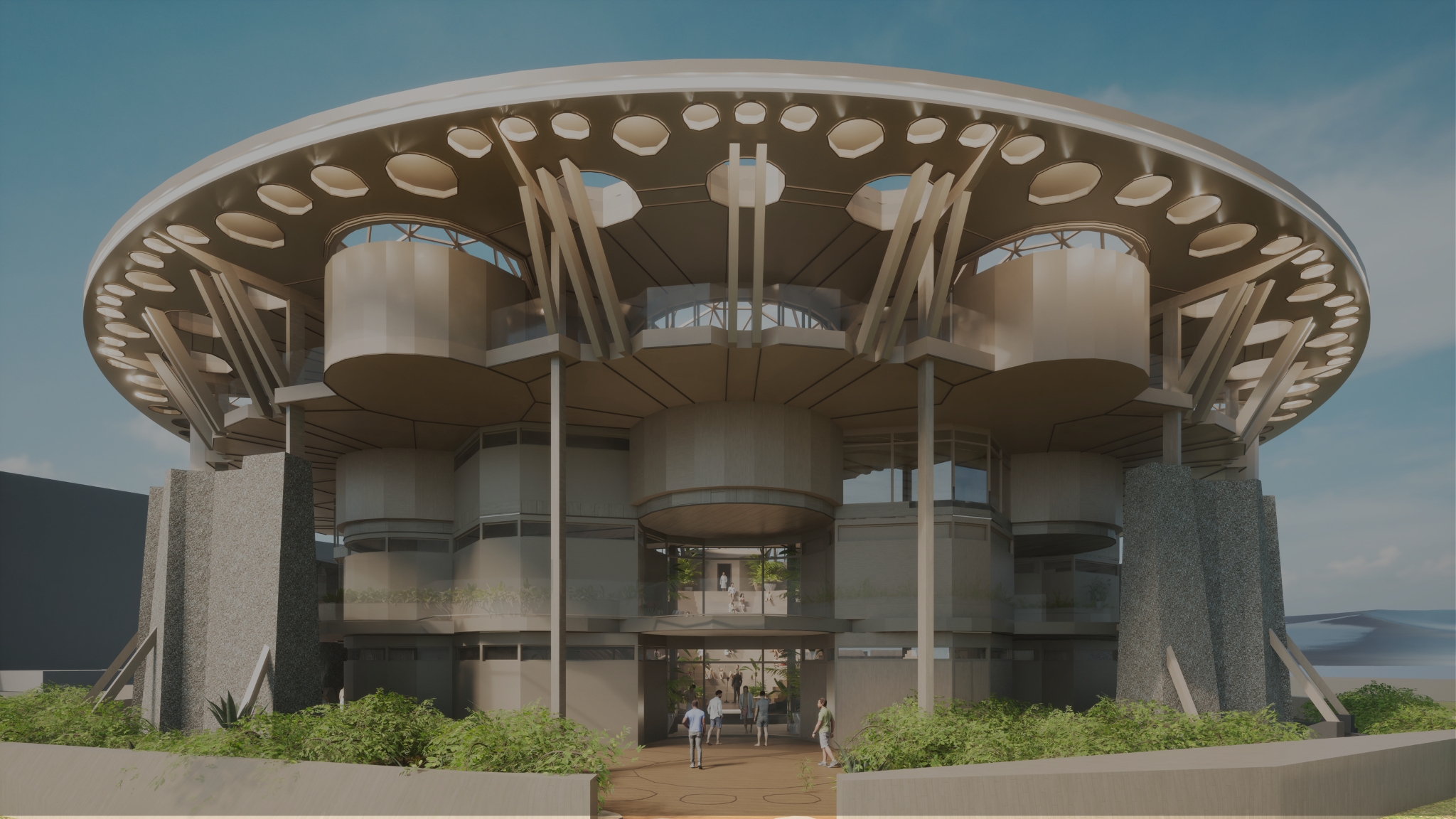 Biophilic architecture and restorative space at the Grading Building